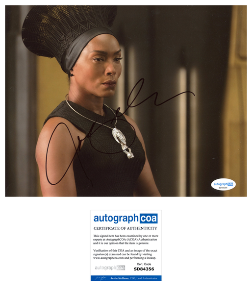 Angela Bassett Black Panther Signed Autograph 8x10 Photo ACOA