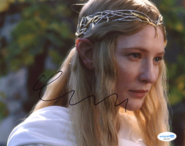 Cate Blanchett Lord of the Rings Signed Autograph 8x10 Photo ACOA