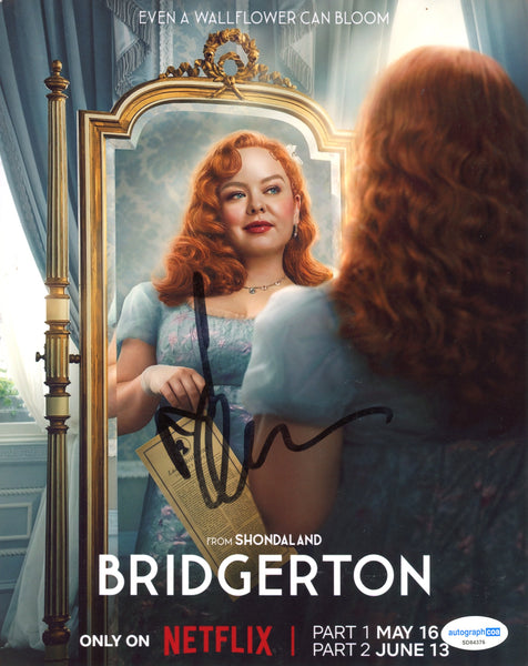 Nicola Coughlan Bridgerton Signed Autograph 8x10 Photo ACOA