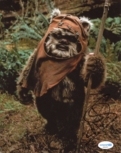 Warwick Davis Star Wars Signed Autograph 8x10 Photo ACOA