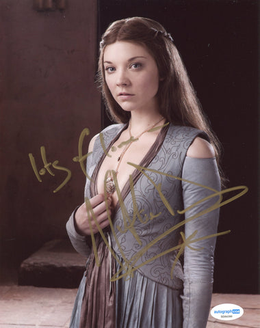 Natalie Dormer Game of Thrones Signed Autograph 8x10 Photo ACOA
