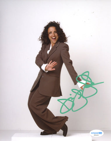 Julia Louis-Dreyfus Seinfeld Signed Autograph 8x10 Photo ACOA