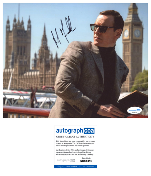 Michael Fassbender Signed Autograph 8x10 Photo ACOA