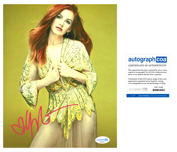 Isla Fisher Sexy Signed Autograph 8x10 Photo ACOA