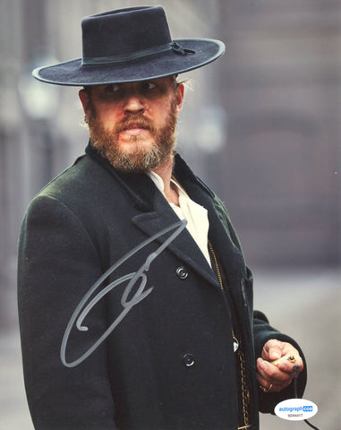 Tom Hardy Peaky Blinders Signed Autograph 8x10 Photo ACOA