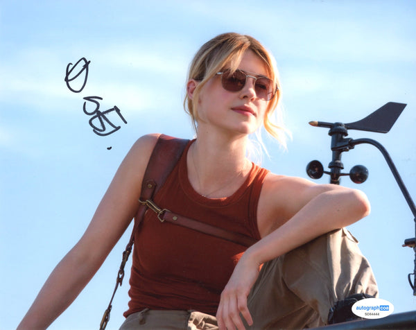 Daisy Edgar Jones Twisters Signed Autograph 8x10 Photo ACOA