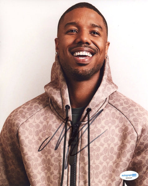 Michael B Jordan Signed Autograph 8x10 Photo ACOA