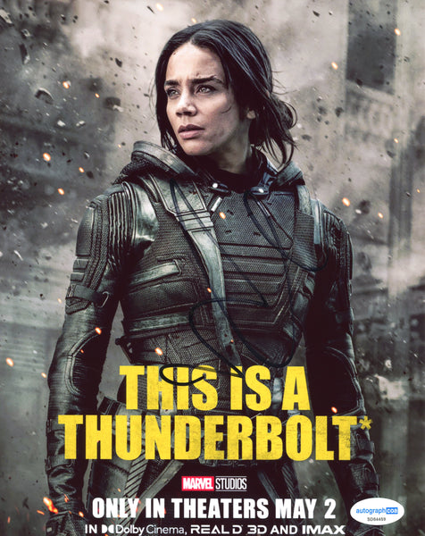 Hannah John Kamen Thunderbolts Signed Autograph 8x10 Photo ACOA