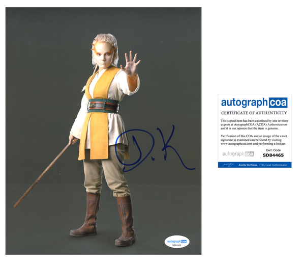 Dafne Keen Acolyte Signed Autograph 8x10 Photo ACOA