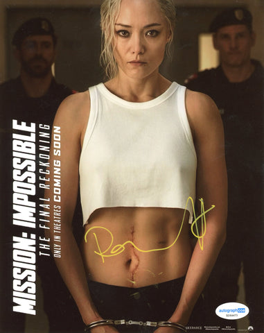 Pom Klementieff Mission Impossible Signed Autograph 8x10 Photo ACOA
