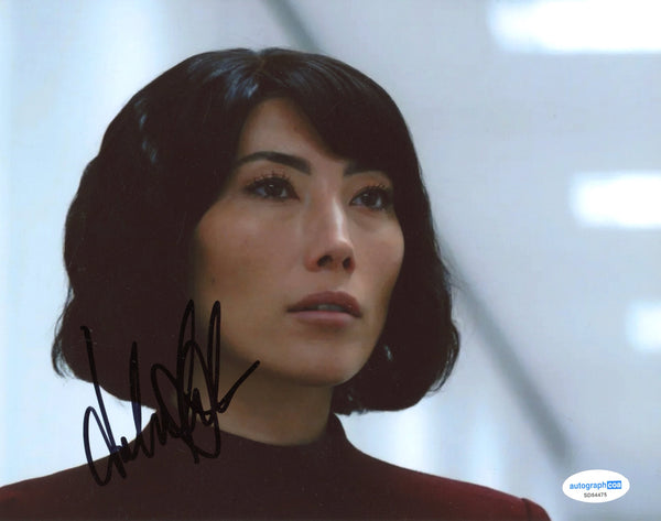 Dichen Lachman Severance Signed Autograph 8x10 Photo ACOA