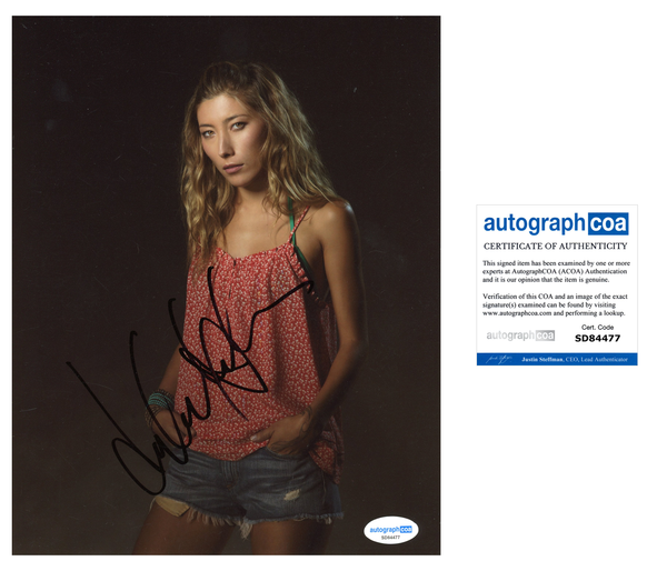 Dichen Lachman Sexy Signed Autograph 8x10 Photo ACOA
