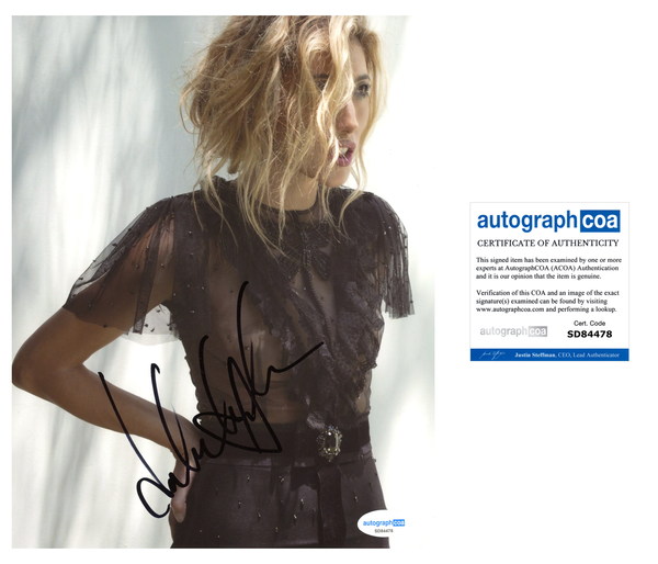 Dichen Lachman Sexy Signed Autograph 8x10 Photo ACOA