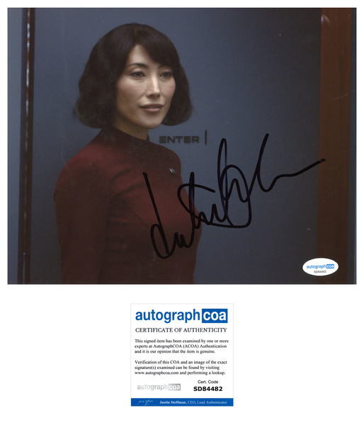 Dichen Lachman Severance Signed Autograph 8x10 Photo ACOA