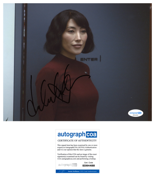Dichen Lachman Severance Signed Autograph 8x10 Photo ACOA