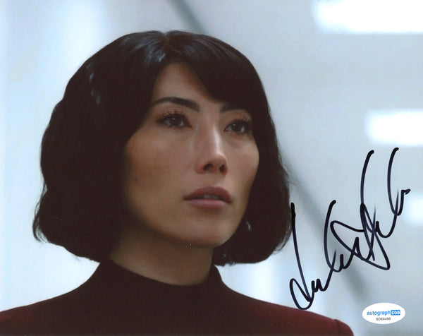 Dichen Lachman Severance Signed Autograph 8x10 Photo ACOA
