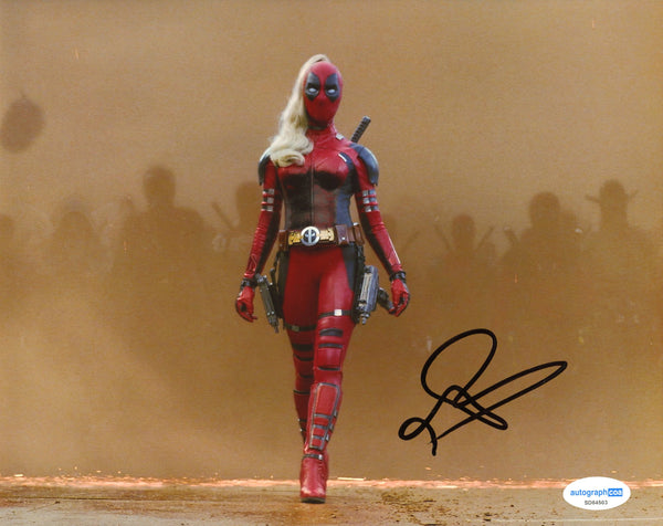 Blake Lively Deadpool Signed Autograph 8x10 Photo ACOA
