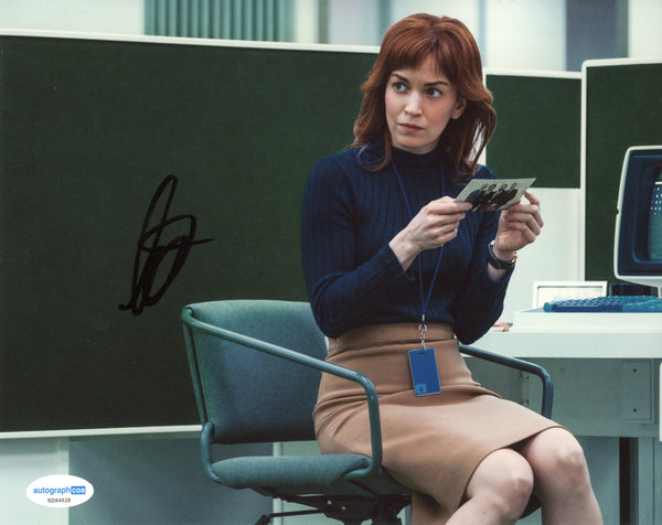 Britt Lower Severance Signed Autograph 8x10 Photo ACOA