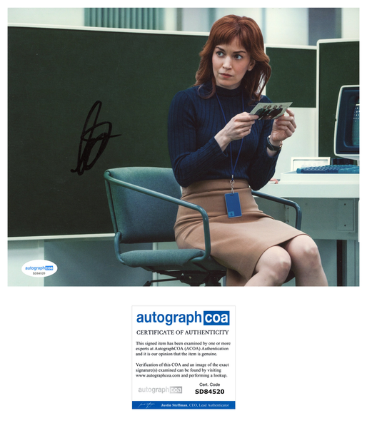 Britt Lower Severance Signed Autograph 8x10 Photo ACOA