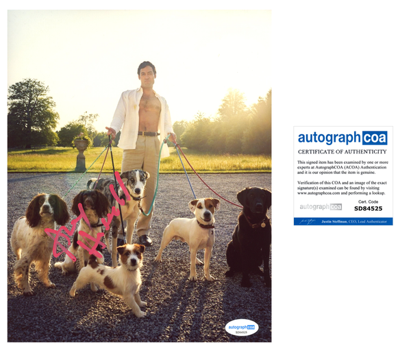 Alex Hassell Rivals Signed Autograph 8x10 Photo ACOA