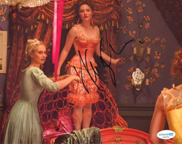 Holliday Grainger Cinderella Signed Autograph 8x10 Photo ACOA