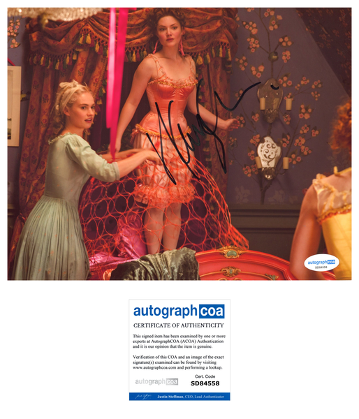 Holliday Grainger Cinderella Signed Autograph 8x10 Photo ACOA