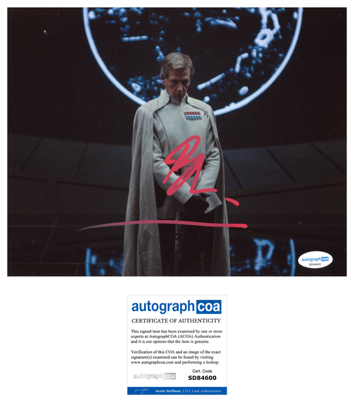 Ben Mendelsohn Rogue One Signed Autograph 8x10 Photo ACOA
