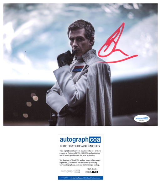 Ben Mendelsohn Rogue One Signed Autograph 8x10 Photo ACOA