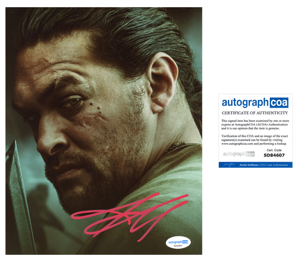 Jason Momoa Dune Signed Autograph 8x10 Photo ACOA