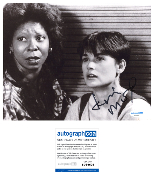 Demi Moore Ghost Signed Autograph 8x10 Photo ACOA