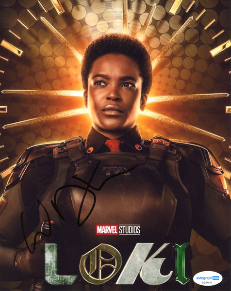 Wunmi Mosaku Loki Signed Autograph 8x10 Photo ACOA