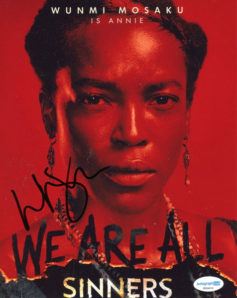 Wunmi Mosaku Sinners Signed Autograph 8x10 Photo ACOA