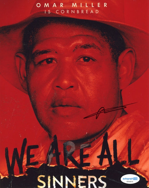 Omar Miller Sinners Signed Autograph 8x10 Photo ACOA