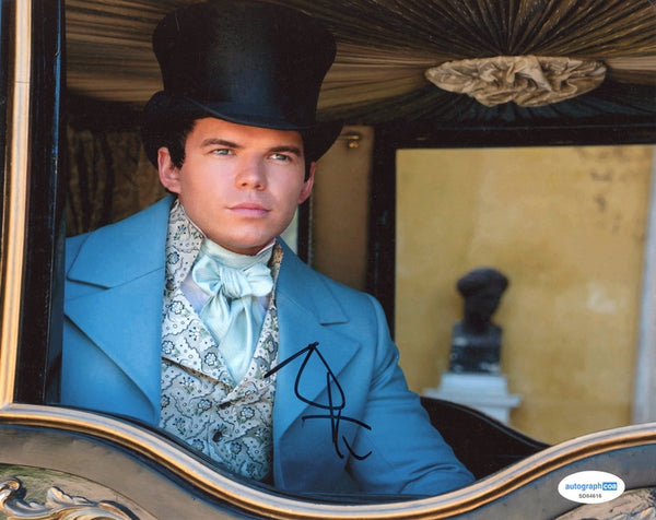 Luke Newton Bridgerton Signed Autograph 8x10 Photo ACOA