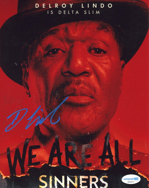 Delroy Lindo Sinners Signed Autograph 8x10 Photo ACOA