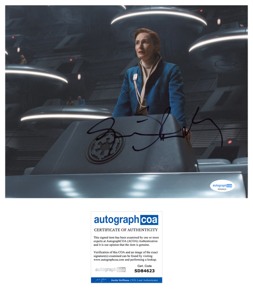 Genevieve O'Reilly Star Wars Signed Autograph 8x10 Photo ACOA