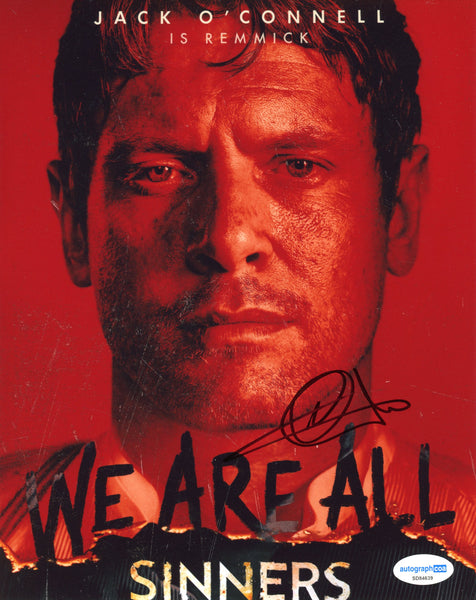 Jack O'Connell Sinners Signed Autograph 8x10 Photo ACOA
