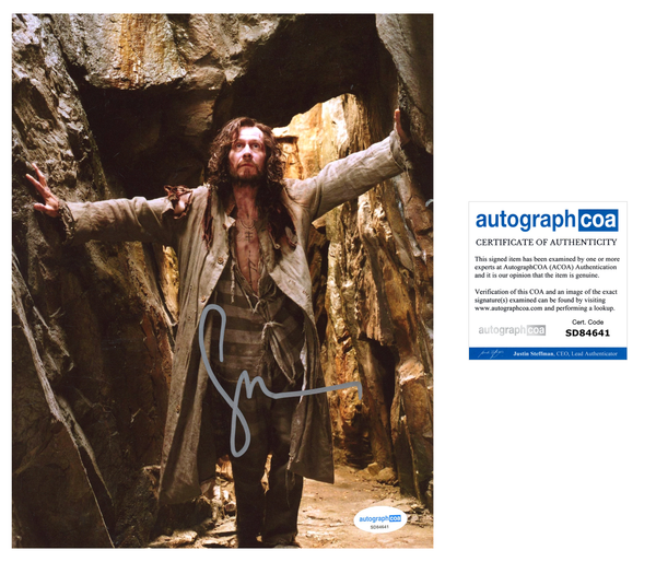 Gary Oldman Harry Potter Signed Autograph 8x10 Photo ACOA