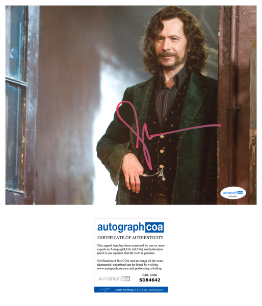 Gary Oldman Harry Potter Signed Autograph 8x10 Photo ACOA