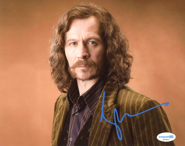 Gary Oldman Harry Potter Signed Autograph 8x10 Photo ACOA