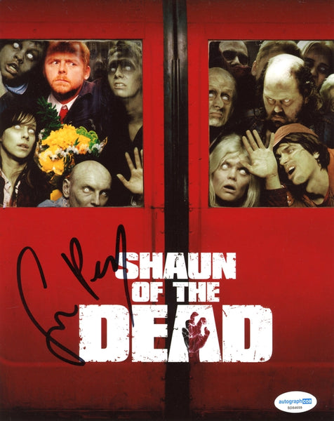 Simon Pegg Shaun of the Dead Signed Autograph 8x10 Photo ACOA