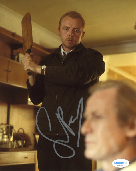 Simon Pegg Shaun of the Dead Signed Autograph 8x10 Photo ACOA