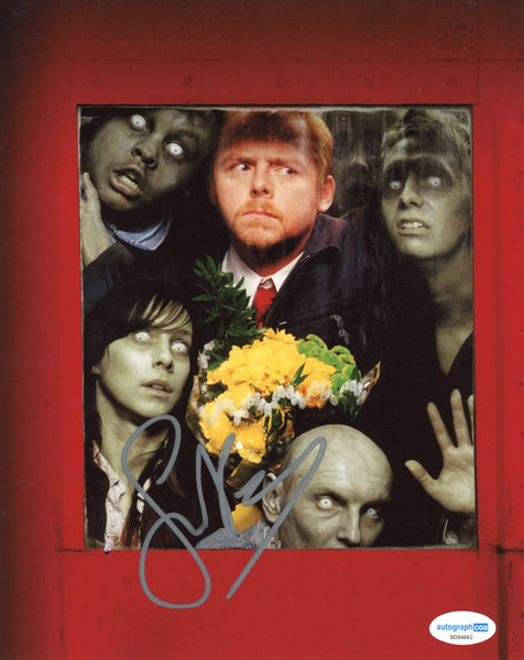 Simon Pegg Shaun of the Dead Signed Autograph 8x10 Photo ACOA