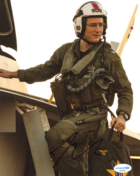 Lewis Pullman Top Gun Signed Autograph 8x10 Photo ACOA