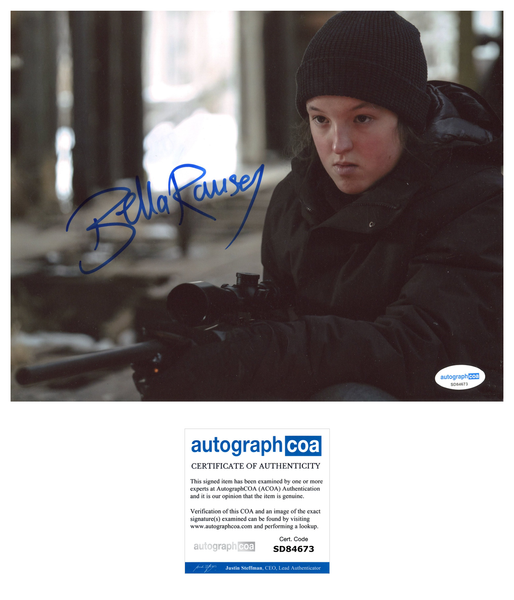 Bella Ramsey Last of Us Signed Autograph 8x10 Photo ACOA
