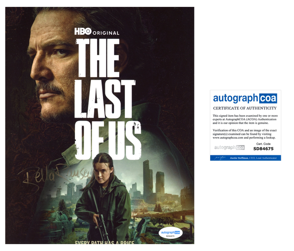 Bella Ramsey Last of Us Signed Autograph 8x10 Photo ACOA