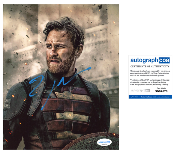 Wyatt Russell Thunderbolts Signed Autograph 8x10 Photo ACOA