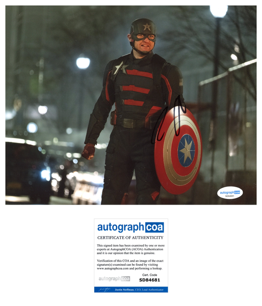 Wyatt Russell Thunderbolts Signed Autograph 8x10 Photo ACOA