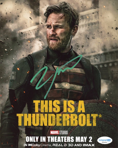 Wyatt Russell Thunderbolts Signed Autograph 8x10 Photo ACOA