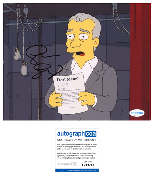 Stellan Skarsgard Simpsons Signed Autograph 8x10 Photo ACOA